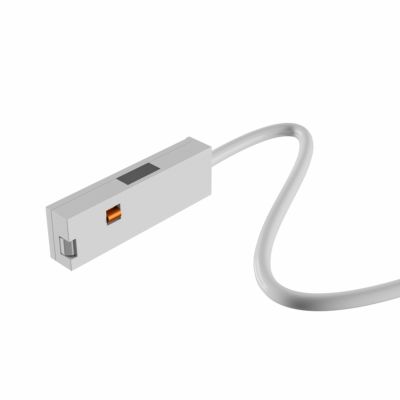 SYSTEM SHIFT NANO przyłącze końcowe kabel 2000mm BIAŁE WLD+80047 (WLD+80047)